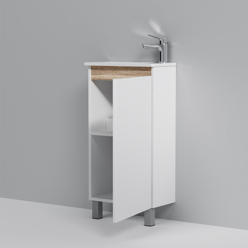 Тумба под раковину AM.PM X-Joy 45 M85AFSX0451WG Белый глянец МДФ / ЛДСП