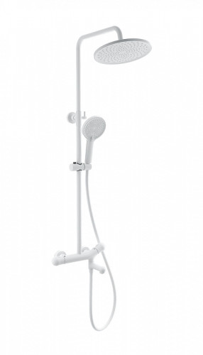 Душевая система Wonzon &amp; Woghand WW-B3057-A-MW с термостатом цвет Белый матовый