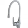 Смеситель для кухни Melodia della vita Ostessa MDV40615White Хром Белый латунь