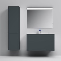 Шкаф пенал AM.PM Inspire V2.0 40 M50ACHX0406GM Графит матовый МДФ / ЛДСП