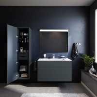Шкаф пенал AM.PM Inspire V2.0 40 M50ACHX0406GM Графит матовый МДФ / ЛДСП