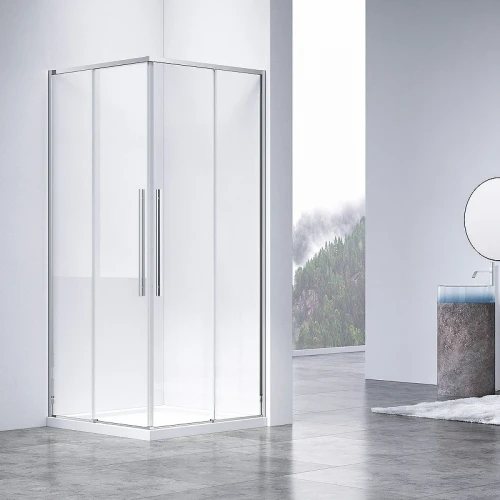 Душевой уголок Vincea Slim-N 100x80 VSS-4SN8010CL профиль Хром стекло прозрачное