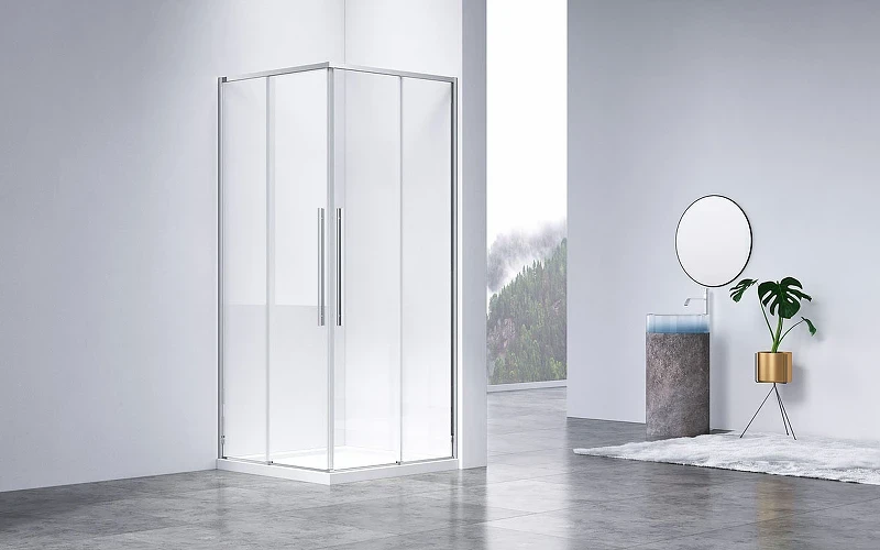 Душевой уголок Vincea Slim-N 100x80 VSS-4SN8010CL профиль Хром стекло прозрачное