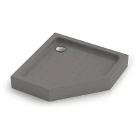 Акриловый поддон для душа Veconi Tezeo Acrylic TZ-53GR 90х90 TZ53GR-90-C5 цвет Серый