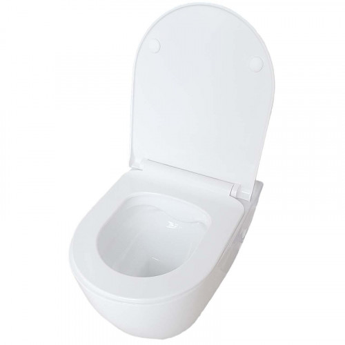Унитаз Aquatek Поларис AQ0700-01 подвесной цвет Белый с сиденьем Микролифт