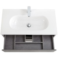 Тумба под раковину BelBagno Kraft 100 KRAFT-1000-2C-SO-CG подвесная Cemento Grigio МДФ / ЛДСП