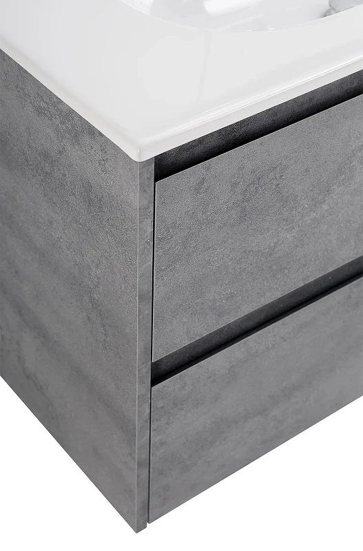Тумба под раковину BelBagno Kraft 100 KRAFT-1000-2C-SO-CG подвесная Cemento Grigio МДФ / ЛДСП