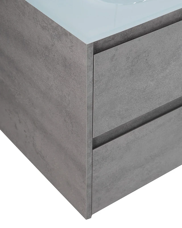 Тумба под раковину BelBagno Kraft 100 KRAFT-1000-2C-SO-CG подвесная Cemento Grigio МДФ / ЛДСП