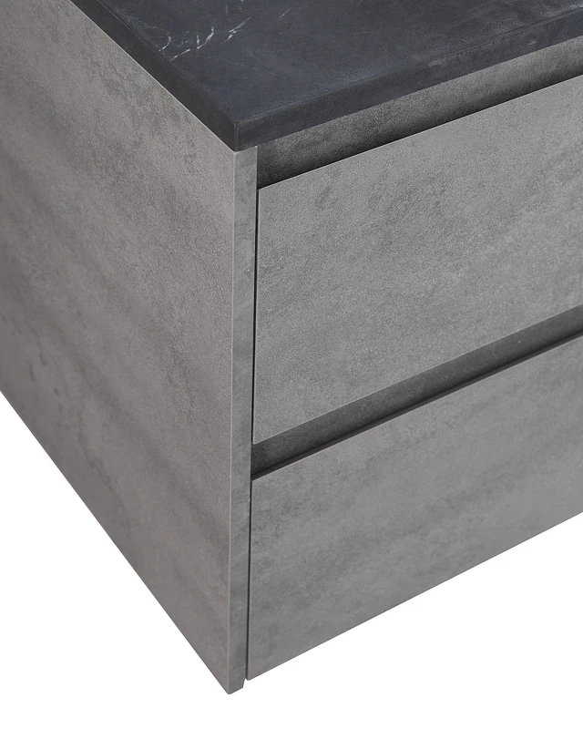 Тумба под раковину BelBagno Kraft 100 KRAFT-1000-2C-SO-CG подвесная Cemento Grigio МДФ / ЛДСП