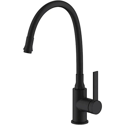 Смеситель для кухни Frap H67-6 F4067-6 Черный матовый