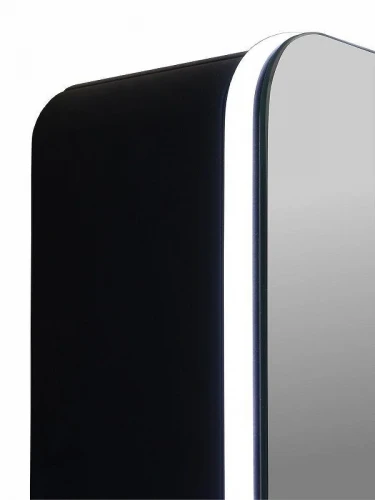 Зеркальный шкаф Art&amp;Max Lecce 56 R AM-Lec-560-850-1D-R-DS-F-Nero с подсветкой цвет Черный