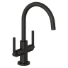 Смеситель для раковины Kludi Nova Fonte Puristic 20118N215 цвет Оружейная сталь