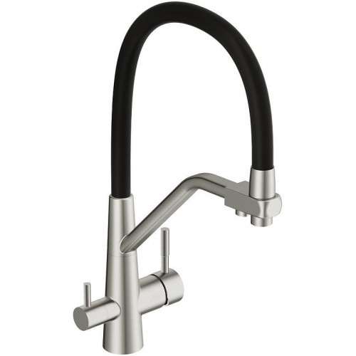 Смеситель для кухни Cersanit Vivo 64837 Сатин Черный