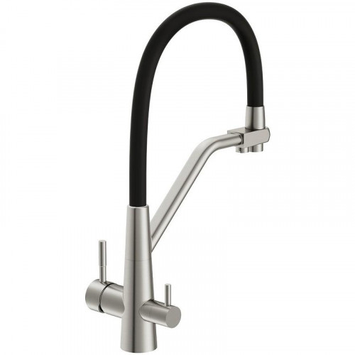 Смеситель для кухни Cersanit Vivo 64837 Сатин Черный