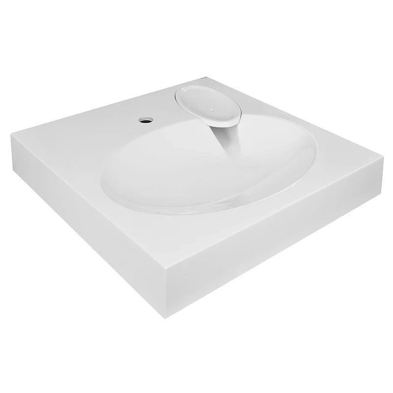 Раковина Azario Elegance 60 CS00086606 на стиральную машину цвет Белый