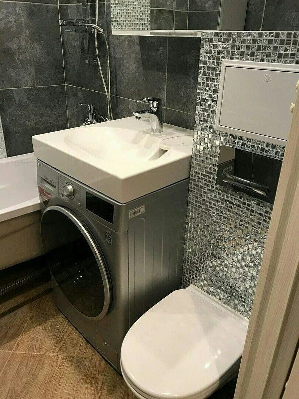 Раковина Azario Elegance 60 CS00086606 на стиральную машину цвет Белый