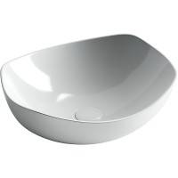 Раковина-чаша Ceramicanova Element 42 CN5017 Белая фарфор накладная