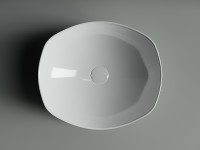 Раковина-чаша Ceramicanova Element 42 CN5017 Белая фарфор накладная