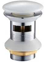 Донный клапан Aquatek AQ6005CW click-clack цвет Белый матовый