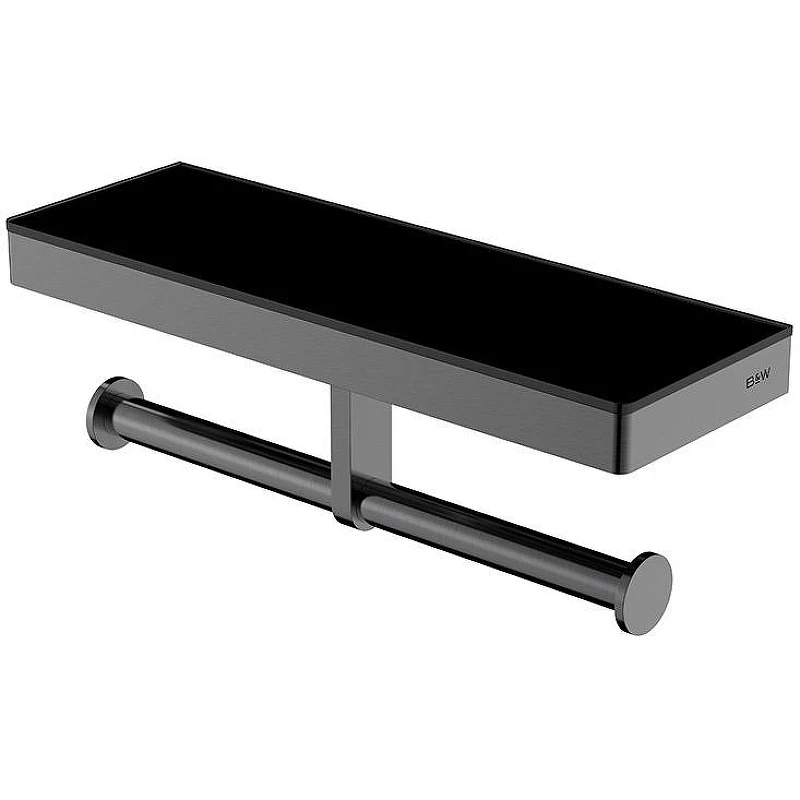 Держатель туалетной бумаги Black&White Gravity GA-9622GM 9622GM двойной Gun Metal