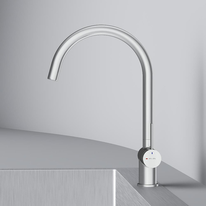 Смеситель для кухни AM.PM Func F8F07011 цвет Сатин