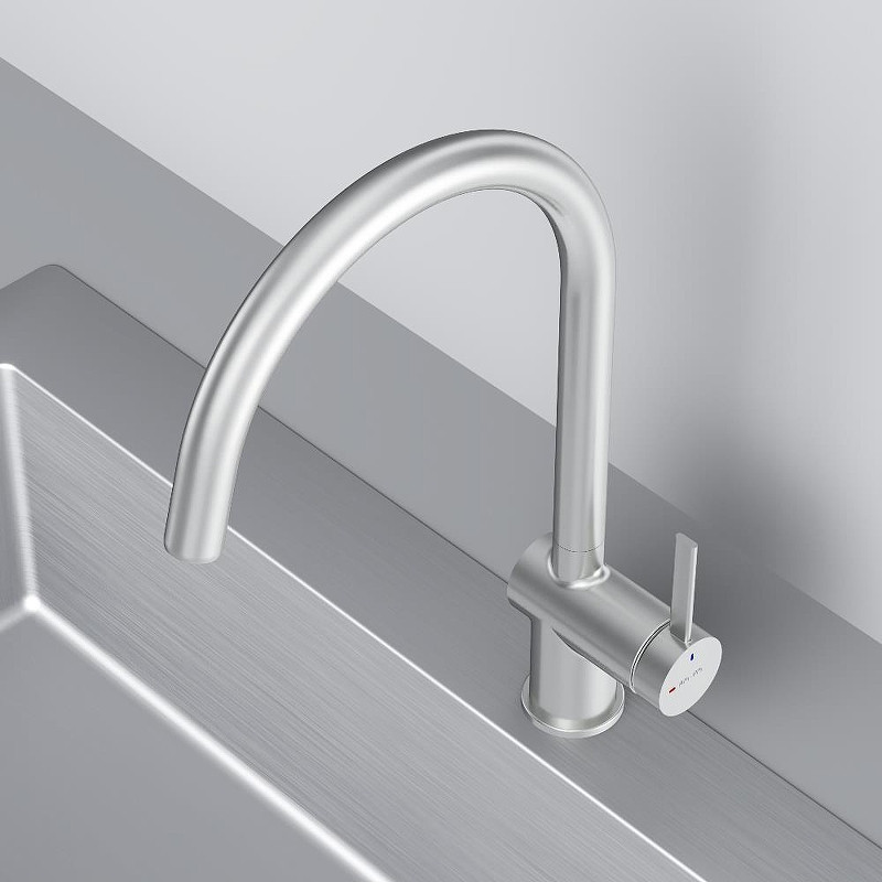 Смеситель для кухни AM.PM Func F8F07011 цвет Сатин