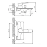 Смеситель для ванны Koller Pool Line LN0100 Хром