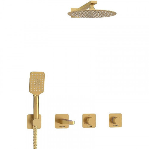 Душевая система WasserKRAFT Schunter A8251.307.308.180.259.285.194.201 Золото матовое