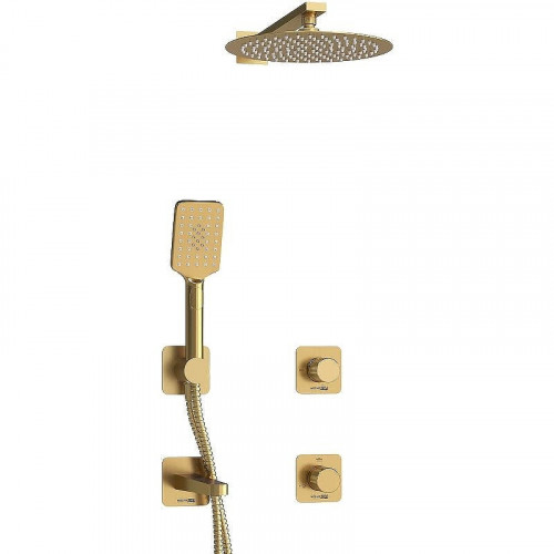 Душевая система WasserKRAFT Schunter A8251.307.308.180.259.285.194.201 Золото матовое