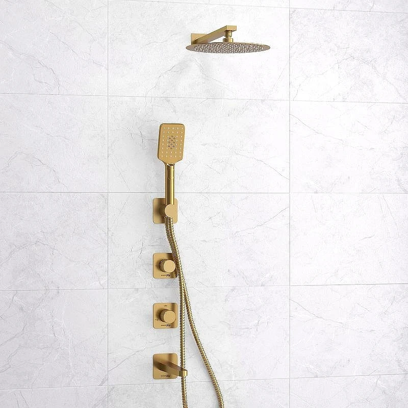 Душевая система WasserKRAFT Schunter A8251.307.308.180.259.285.194.201 Золото матовое