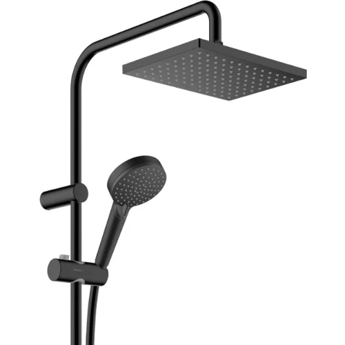 Душевая система Hansgrohe Vernis Shape Showerpipe 26282670 Черный матовый латунь на стену