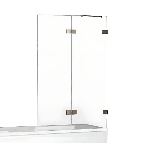 Шторка для ванны New Trendy AVEXA Gunmetal brushed x140 EXK-3530