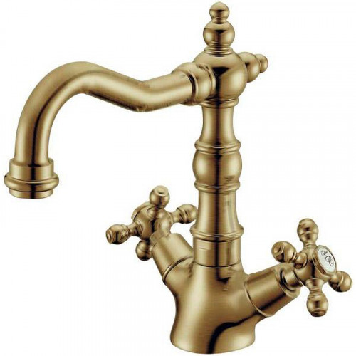 Смеситель для раковины Boheme Medici Presente 312 Бронза латунь