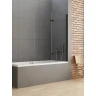 Шторка для ванны New Trendy NEW SOLEO Black x100 P-0042