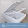 Унитаз Aqueduto Esteta EST0110 подвесной цвет Белый глянцевый с сиденьем Микролифт