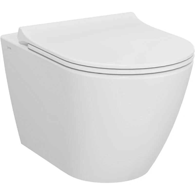 Комплект унитаза с инсталляцией Vitra Sanibelle 9878B003-7200 с сиденьем Микролифт и клавишей смыва Хром глянцевый фарфор подвесной