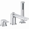 Смеситель на борт ванны Kludi Zenta SL 484480565 Хром латунь
