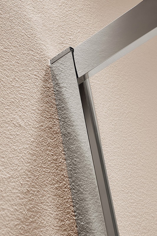 Душевой уголок Cezares Eco 90x90 ECO-O-A-2-90-P-Cr профиль Хром стекло рифленое