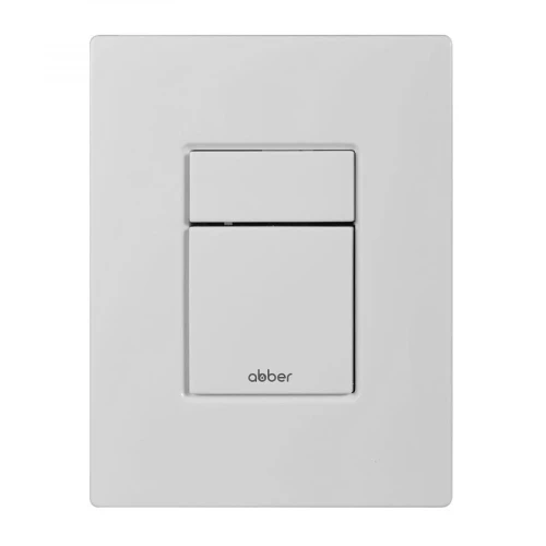 Кнопка смыва для инсталляции Abber AC0123MW цвет Белый матовый