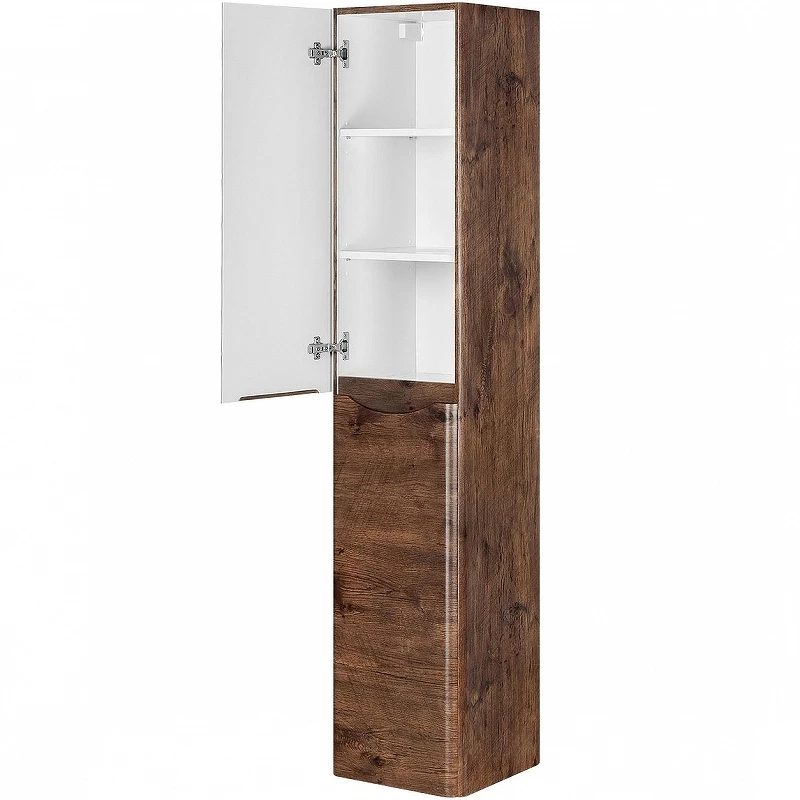Шкаф пенал Vincea Paola 35 VSC-2P170RW-L подвесной R.Wood МДФ / ЛДСП