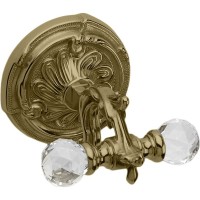 Двойной крючок Art&amp;Max Barocco Crystal AM-1784-Br-C Бронза