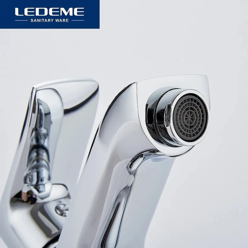 Смеситель для раковины Ledeme H34 1034L Хром
