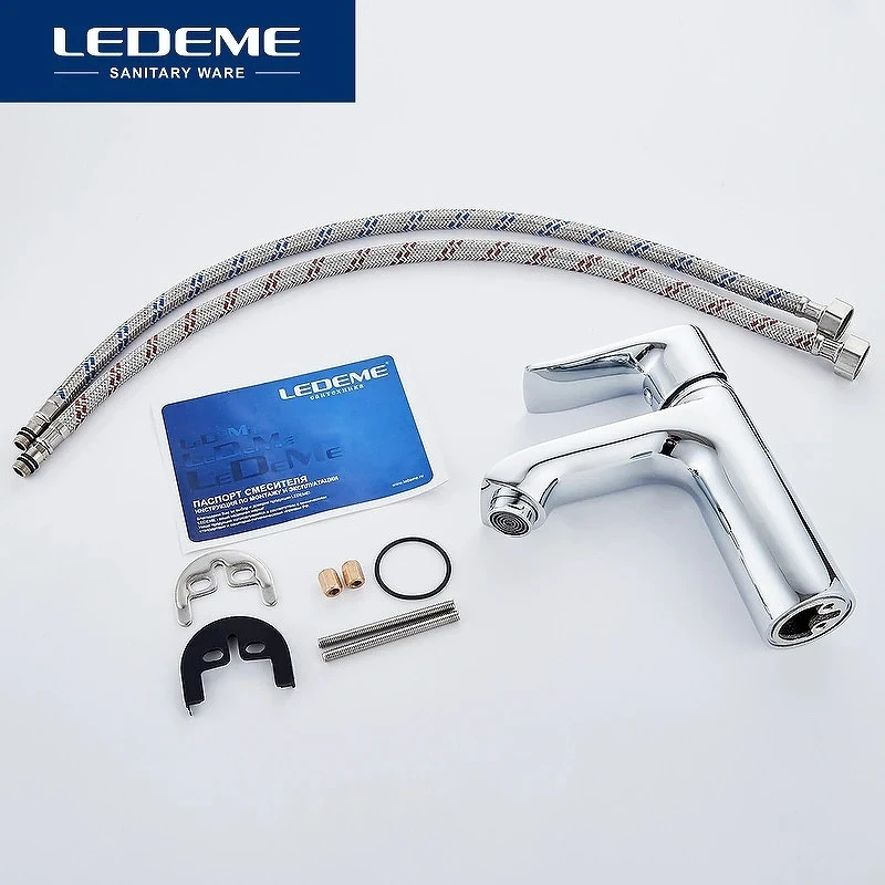 Смеситель для раковины Ledeme H34 1034L Хром