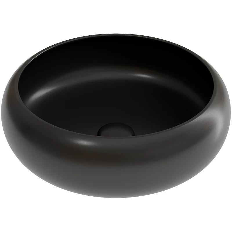 Раковина-чаша Ceramicanova Element 36 CN6050MB Черная матовая фарфор накладная
