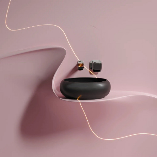 Раковина-чаша Ceramicanova Element 36 CN6050MB Черная матовая фарфор накладная