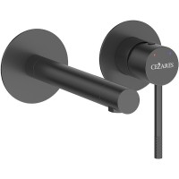 Смеситель для раковины Cezares Relax RELAX-BLI2-2-NOP-W0 Черный матовый нержавеющая сталь встраиваемый