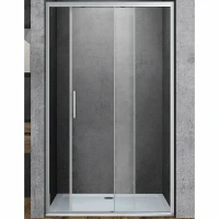 Душевая дверь Vincea Soft 120 VDS-3SO120CL профиль Хром стекло прозрачное