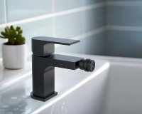 Смеситель для биде Aquatek Лира AQ1418MB Черный матовый латунь
