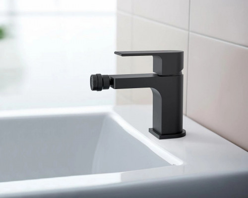 Смеситель для биде Aquatek Лира AQ1418MB Черный матовый латунь