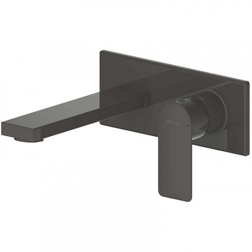 Смеситель для раковины Bravat Eddie Black P8369402BW-ENG Черный латунь встраиваемый